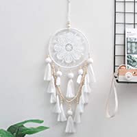 Lishang Boho Tapiz Colgante de Pared de Macramé Atrapasueños Pared Grande Tapiz de Pared Tejido Dream Catcher Decoration…